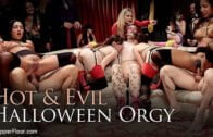 TheUpperFloor – Aiden Starr, Amara Romani, Sadie Santana, Kasey Warner, Ember Stone, Evil & Hot Halloween Orgy