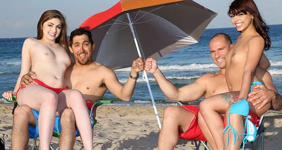 DaughterSwap &#8211; Gina Valentina And Kobi Brian &#8211; Beach Bait And Switch 2