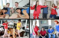 MylfSelects – Cindy Crawford, Lauren Phillips, Sheena Ryder And Nova Sky – Mom Swap Compilation