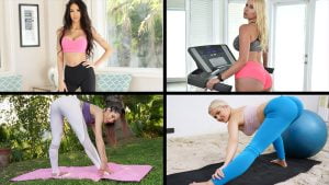 40SomethingMag &#8211; Kristi Kream &#8211; Kristi Gets A Workout