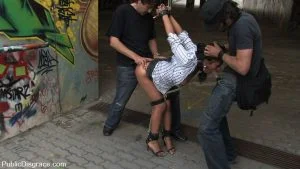 PublicDisgrace &#8211; Franceska Jaimes &#8211; Penthouse Pet Franceska Jaimes Is Publicly Caned And Fucked