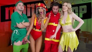 MomSwap &#8211; Charley Hart And Mandy Rhea &#8211; Nut Bust Conundrum Swap