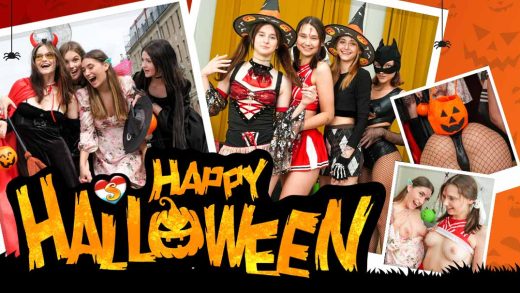 ClubSweethearts – Jane White, Virgin Butterfly, Elise Moon, Olivia Trunk, Sadistka Hub, Funky Town And Milka Wey – Happy Halloween Lesbian Edition