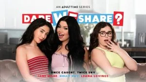 DareWeShare &#8211; Madi Collins And Myra Moans &#8211; When Push Comes To Shove