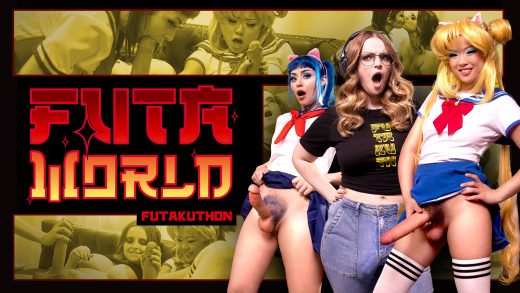 FutaWorld – Jewelz Blu, Lulu Chu and Codi Vore – Futakuthon