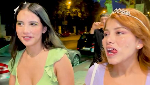 PutaLocura – Marina Gold and Min Galilea – CumWalk Through Madrid